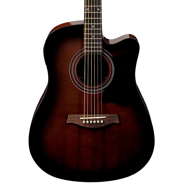 Open Box Ibanez V70CE Acoustic-Electric Cutaway Guitar Level 2 Violin Sunburst 190839671677