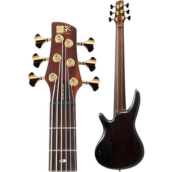 Ibanez Premium SR1406E 6-String Electric Bass Guitar Natural