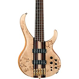 Ibanez Premium BTB1605E 5-String Electric Bass Guitar Flat Natural