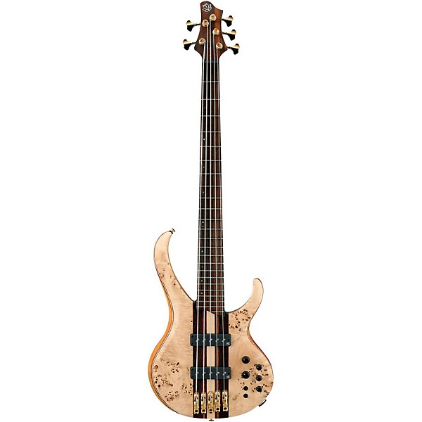 Ibanez Premium BTB1605E 5-String Electric Bass Guitar Flat Natural