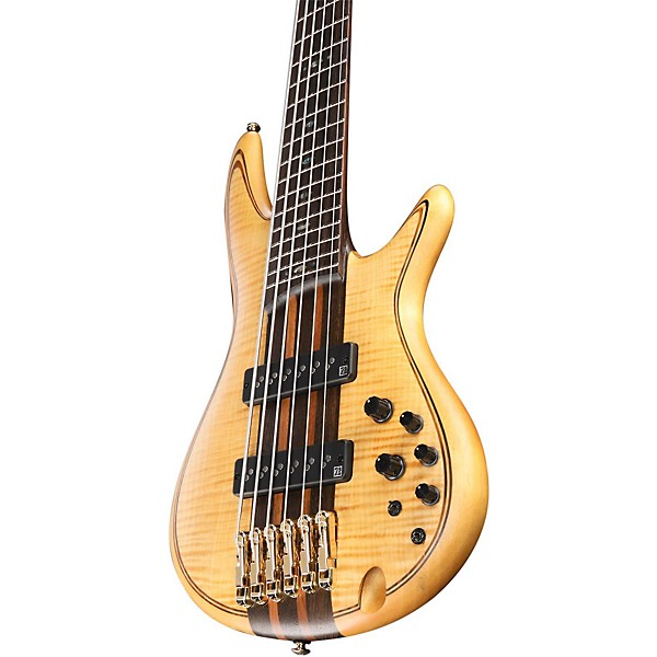 Ibanez Premium SR1406TE 6-String Electric Bass Guitar Natural