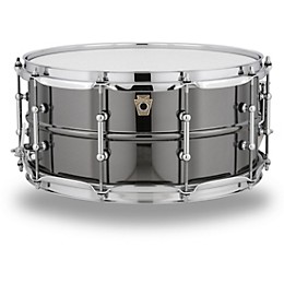 Ludwig Black Beauty Snare Drum With Tube Lugs 14 x 6.5 in.