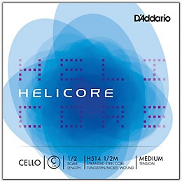 D'Addario Helicore Series Cello C String 1/2 Size