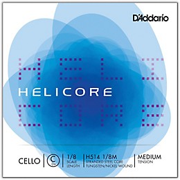 D'Addario Helicore Series Cello C String 1/8 Size