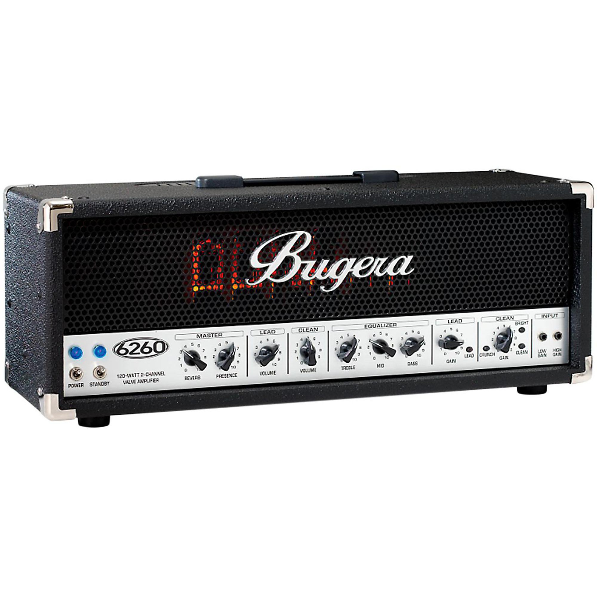 Open Box Bugera 6260 120W Tube Guitar Amp Head 888365526386