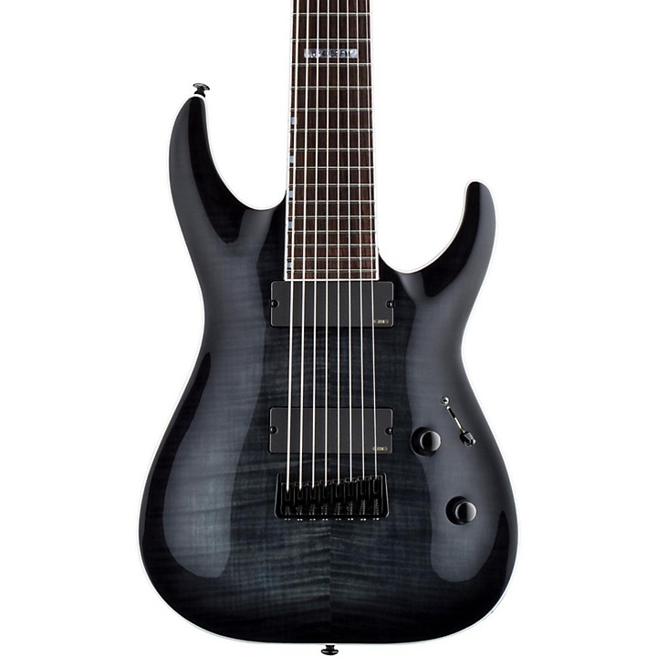 Open Box ESP LTD H-408BFM Eight-String Electric Guitar See-Thru