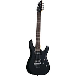 Open Box Schecter Guitar Research C-7 Deluxe Seven-String Electric Guitar Level 1 Satin Black
