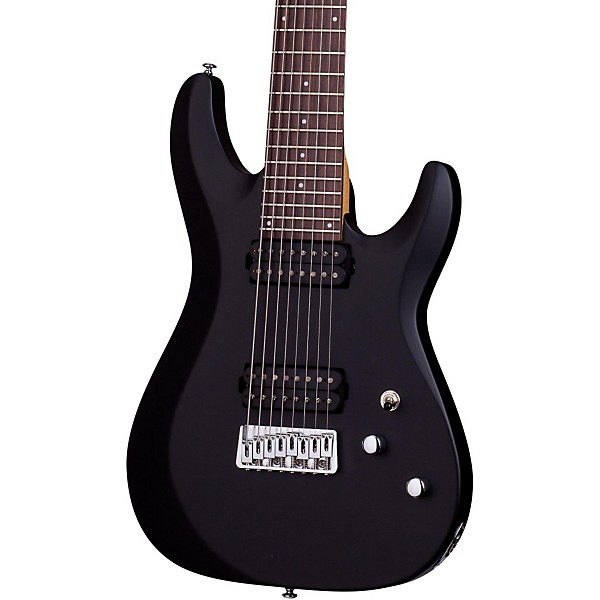 Schecter Guitar Research C-8 Deluxe Eight-String Electric Guitar Satin Black