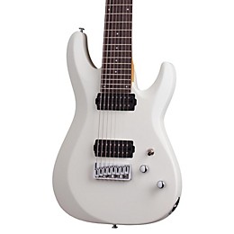 Schecter Guitar Research C-8 Deluxe Eight-String Electric Guitar Satin White