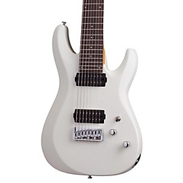 Schecter Guitar Research C-8 Deluxe Eight-Str... Schecter Guitar Research C-8 Deluxe Eight-String Electric Guitar Satin White