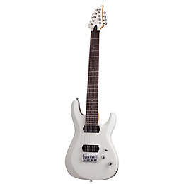 Open Box Schecter Guitar Research C-8 Deluxe Eight-String Electric Guitar Level 1 Satin White