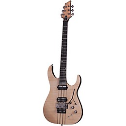 Open Box Schecter Guitar Research Banshee Elite-6 with Floyd Rose and Sustainiac Electric Guitar Level 2 Gloss Natural 888366004760