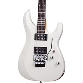 Schecter Guitar Research C-6 Deluxe W... Schecter Guitar Research C-6 Deluxe With Floyd Rose Trem Electric Guitar Satin White