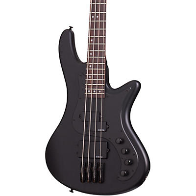 Schecter Guitar Research Stiletto Stealth-4 Electric Bass Guitar Satin Black for sale
