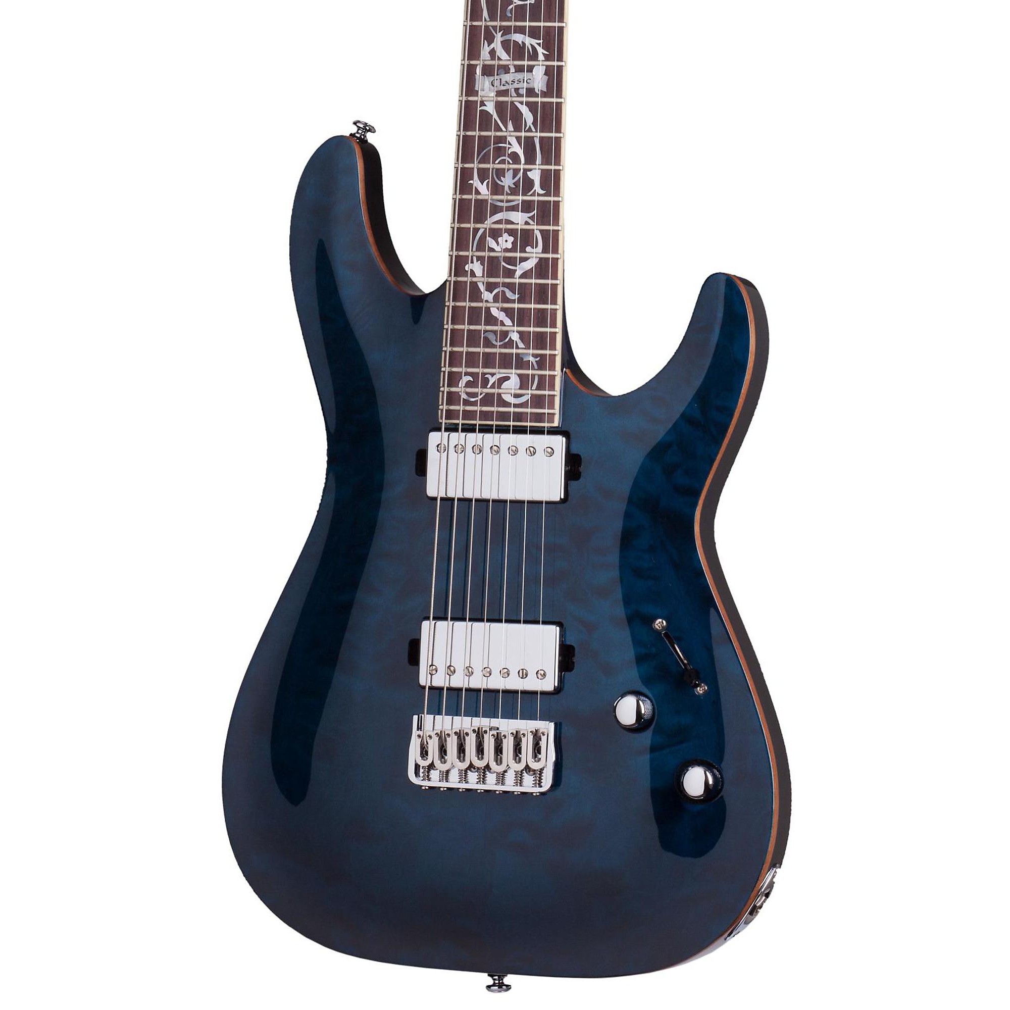 品良く着こなすため See-Thru Research Guitar Schecter Blue Center Guitar | ギター