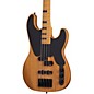 Open Box Schecter Guitar Research Model-T Session Electric Bass Guitar Level 2 Satin Aged Natural 197881131234 thumbnail