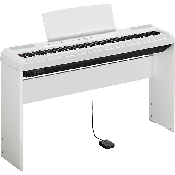 Open Box Yamaha P-115 88-Key Weighted Action Digital Piano with GHS Action Level 2 White 888366056899