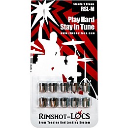 Open Box Rimshot-Locs Standard 12/24 Thread 10-Pack Level 1 1/8 in. Shoulder