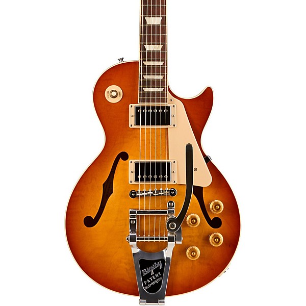 Gibson 2015 Memphis Limited Run ES-Les Paul w/Bigsby Tremolo Semi-Hollow Electric Guitar Light Burst