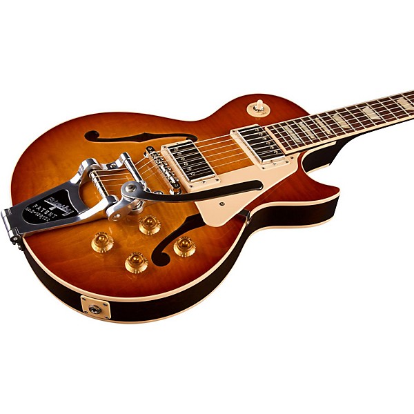 Gibson 2015 Memphis Limited Run ES-Les Paul w/Bigsby Tremolo Semi-Hollow Electric Guitar Light Burst