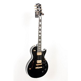 null Gibson 2015 Memphis Limited Run ES-Les Paul Custom Semi-Hollow Electric Guitar Level 3 Ebony 888365511719