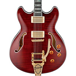 Blemished Ibanez EKM Series EKM10T Eric Krasno Signature Semi-Hollow Electric Guitar Level 2 Wine Red 888365467641