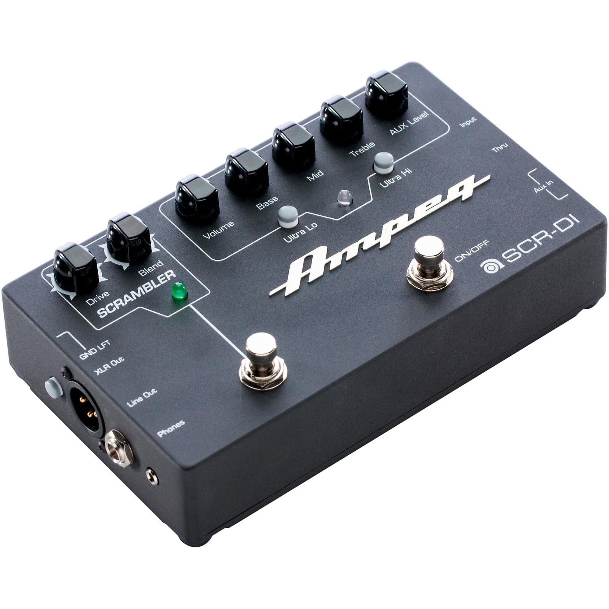 Ampeg SCR-DI Bass DI Preamp With Scrambler Overdrive | Guitar Center