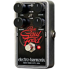 Electro-Harmonix Bass Soul Food Overdrive Effects Pedal