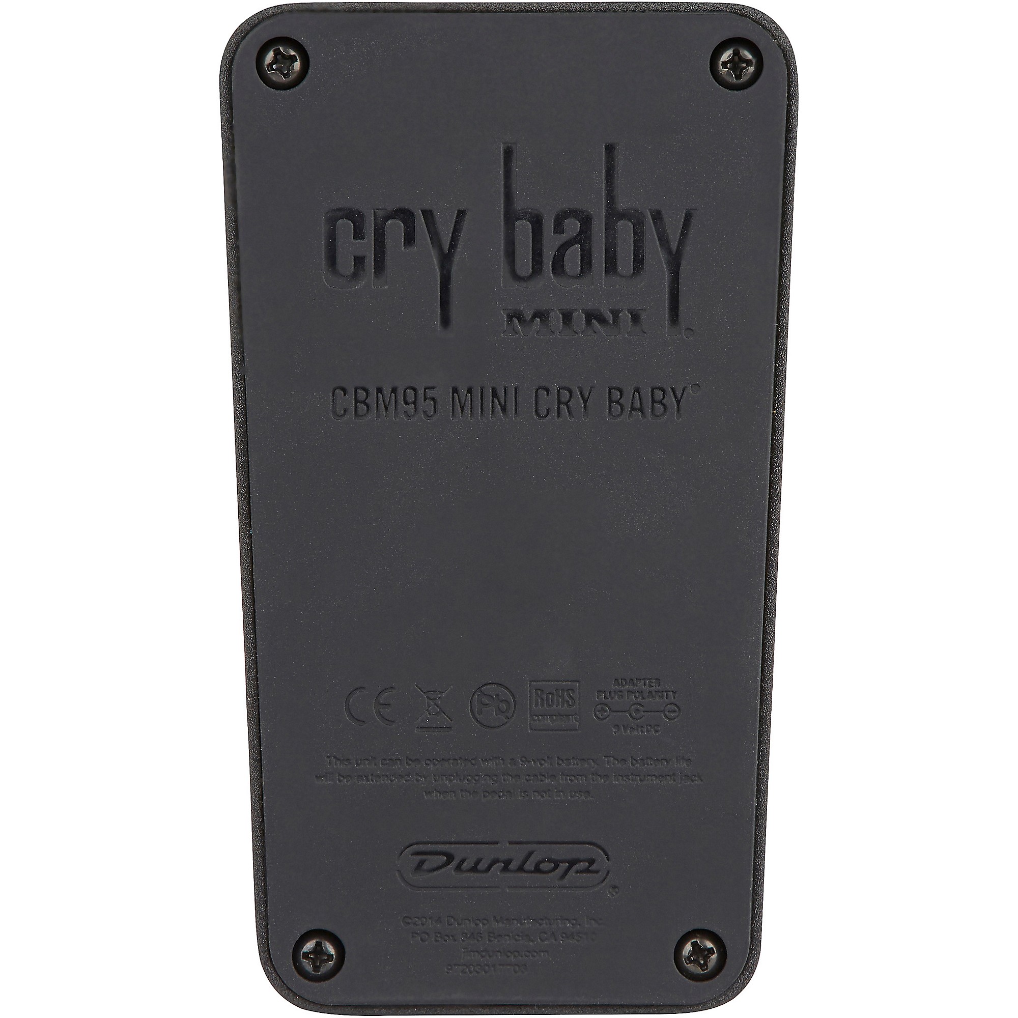 Dunlop CBM95 Cry Baby Mini Wah Effects Pedal | Guitar Center