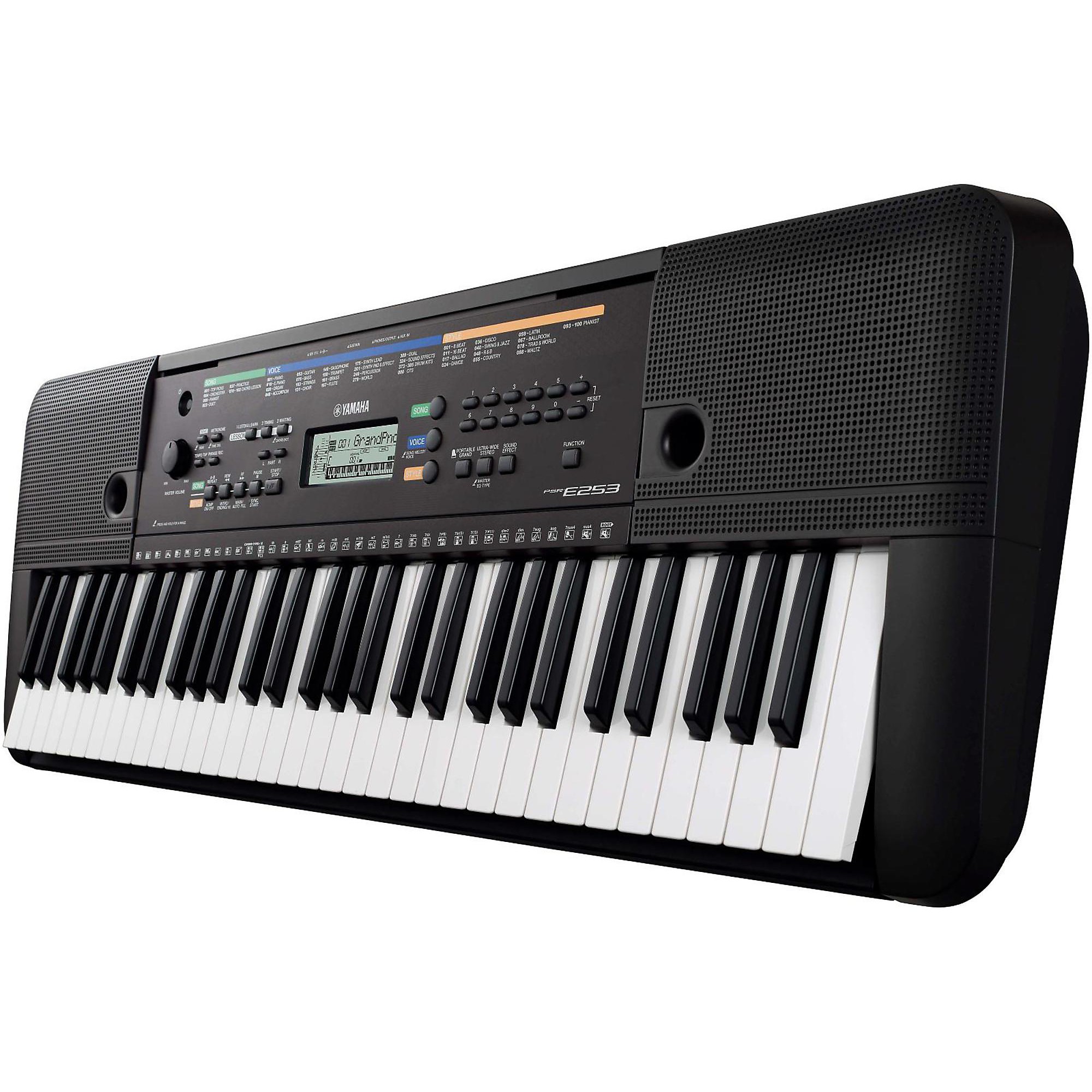 Open Box Yamaha PSR-E253 61-Key Portable Keyboard Regular