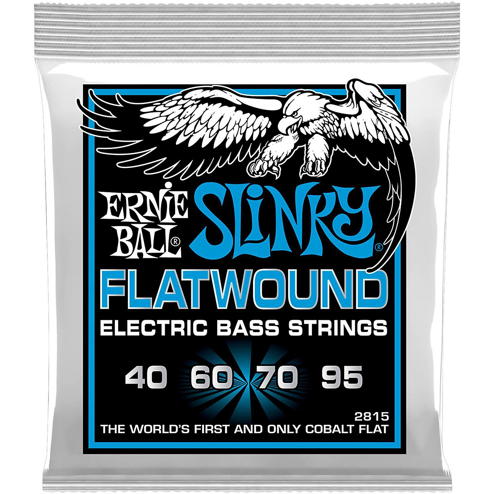 Ernie Ball P02815 Extra Slinky Flatwound Bass Strings Guitar Center