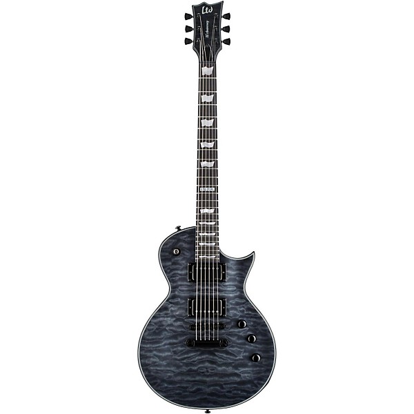ESP LTD EC 40th Anniversary Limited Edition Electric Guitar Satin See-Thru Black
