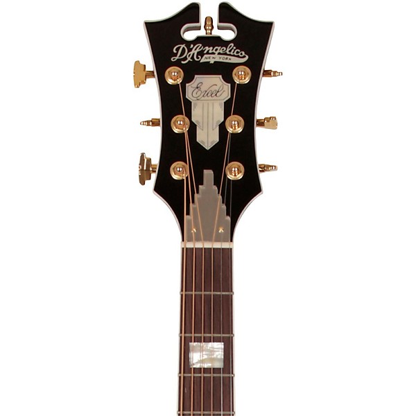 Open Box D'Angelico Brooklyn Dreadnought Cutaway Acoustic-Electric Guitar Level 2 Vintage Sunburst 190839637550