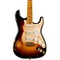 Fender Custom Shop Limited Edition Golden 1954 Heavy Relic Strat with Gold Hardware & Gold Anodized Pickguard 2-Color Sunb...
