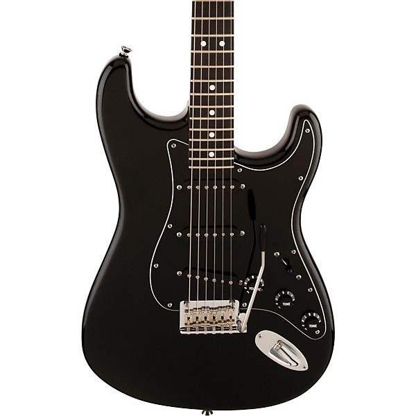 Fender Limited Edition American Standard Ebony Fingerboard Blackout Stratocaster Electric Guitar Mystic Black