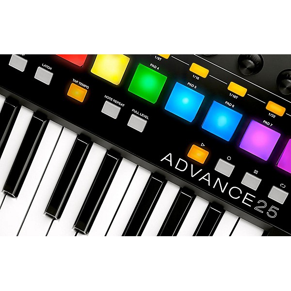 Open Box Akai Professional Advance 25 MIDI Keyboard Controller Level 2  888365509211