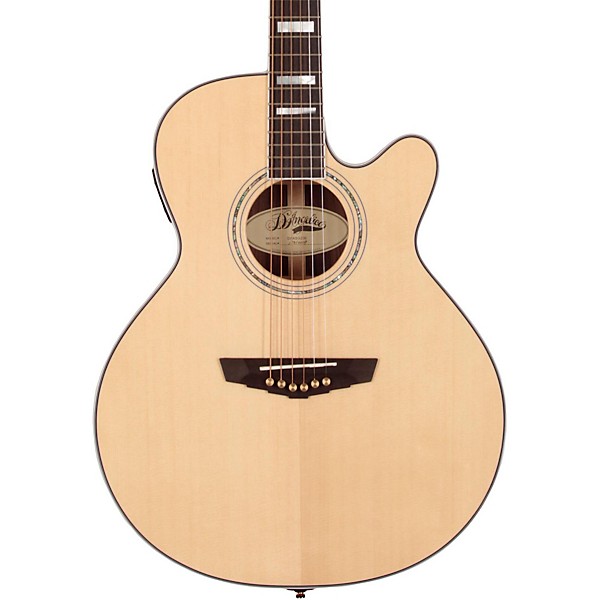 Open Box D'Angelico Gramercy Sitka Grand Auditorium Cutaway Acoustic-Electric Guitar Level 2 Natural 888365920153