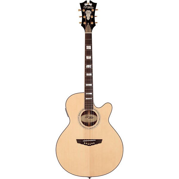 Open Box D'Angelico Gramercy Sitka Grand Auditorium Cutaway Acoustic-Electric Guitar Level 2 Natural 190839047991