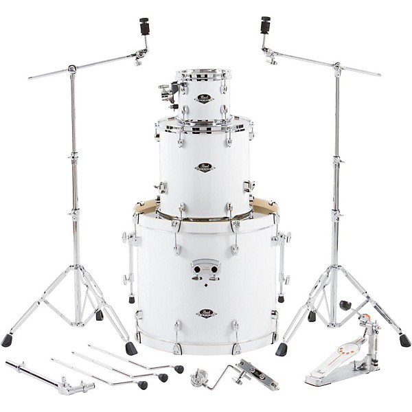 Pearl Export Double Bass Add-on Pack Pure White