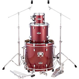 Pearl Export Double Bass Add-on Pack Smokey Chrome Pearl Export Double Bass Add-on Pack Black Cherry Glitter