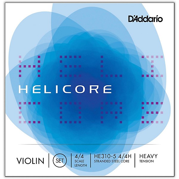 D'Addario Helicore Series Violin 5-String Set 4/4 Size 5-String Heavy