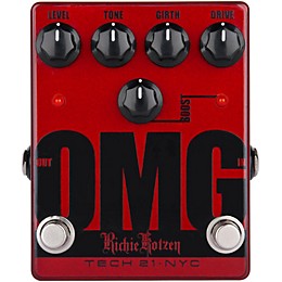 Open Box Tech 21 Richie Kotzen OMG Signature Overdrive Guitar Effects Pedal Level 1