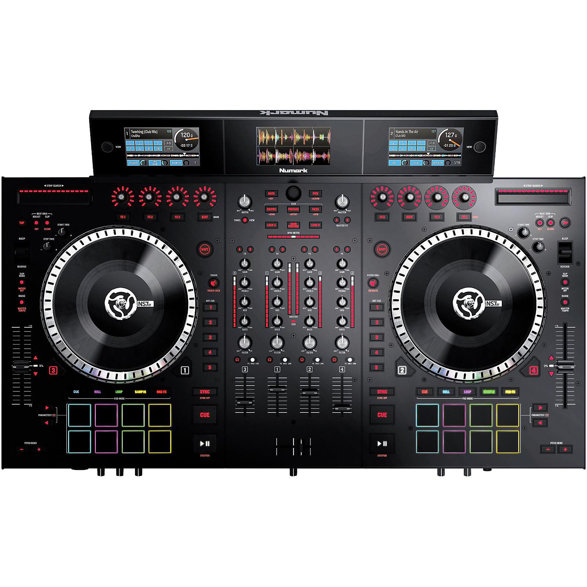 CDJ ダーツ ノリニティ4BA Numark NS7III 4-Channel DJ Performance Controller | Guitar