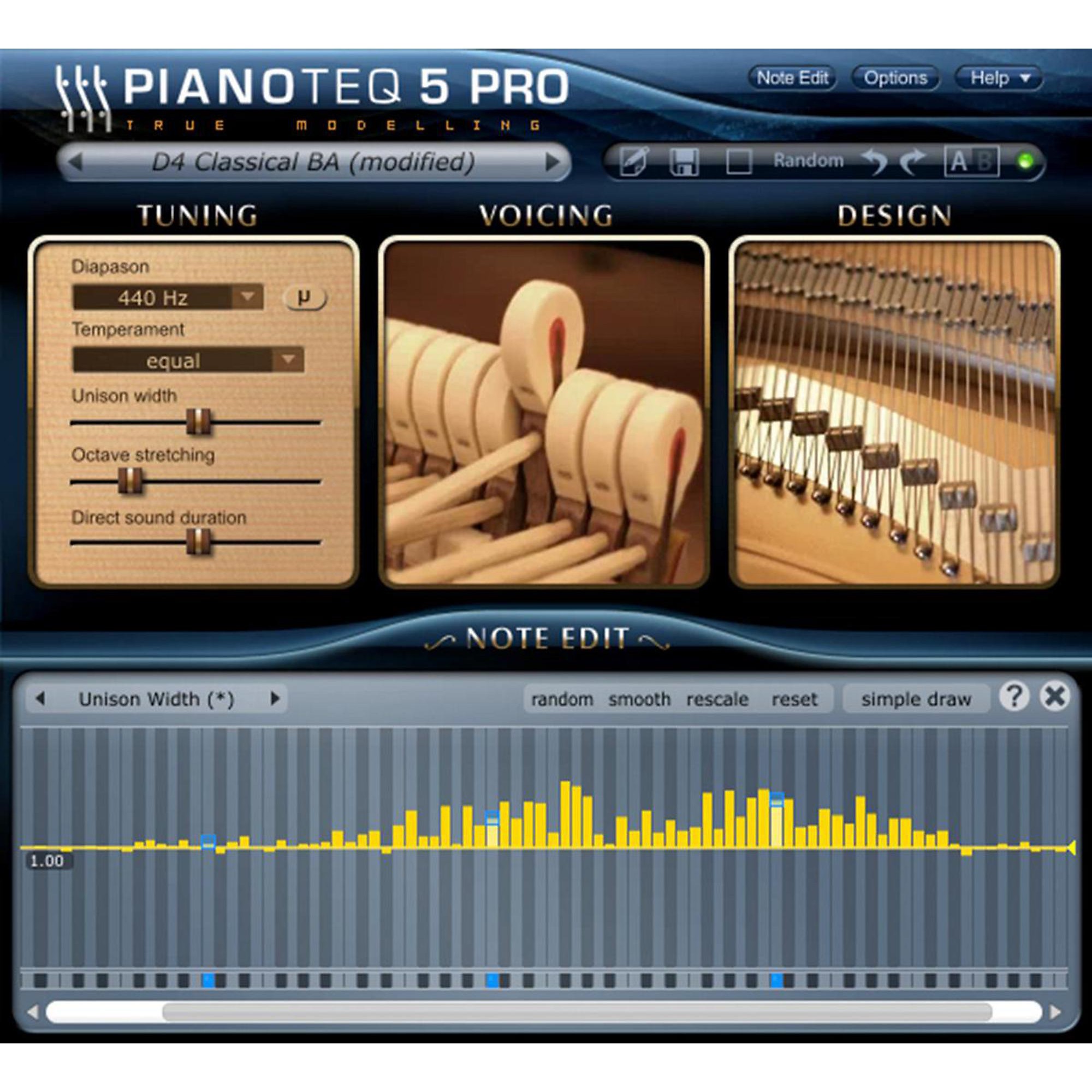 pianoteq 5 d4 equivilant to in pianoteq 6