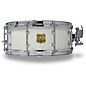 OUTLAW DRUMS Red Oak Stave Snare Drum with Chrome Hardware 14 x 5.5 in. White Wash thumbnail