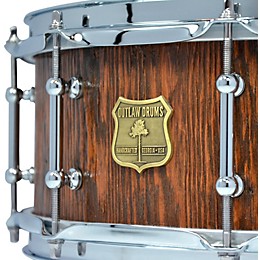 OUTLAW DRUMS Weathered Douglas Fir Stave Snare Drum with Chrome Hardware 14 x 5.5 in. Tobacco Glaze