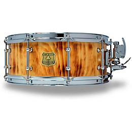 OUTLAW DRUMS White Pine Stave Snare Drum with Chrome Hardware 14 x 5.5 in. Forest Fire