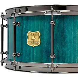 OUTLAW DRUMS Poplar Stave Snare Drum with Black Chrome Hardware 14 x 6.5 in. Emerald Cove