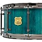 OUTLAW DRUMS Poplar Stave Snare Drum with Black Chrome Hardware 14 x 6.5 in. Emerald Cove