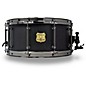 OUTLAW DRUMS Red Oak Stave Snare Drum with Black Chrome Hardware 14 x 6.5 in. Black Satin thumbnail